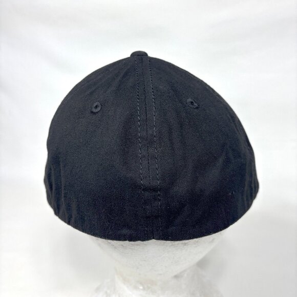 Simms Fishing Dan Bailey Fly Shop Black Embroidered Sandwich Bill Cap Hat OSFM - Picture 4 of 7